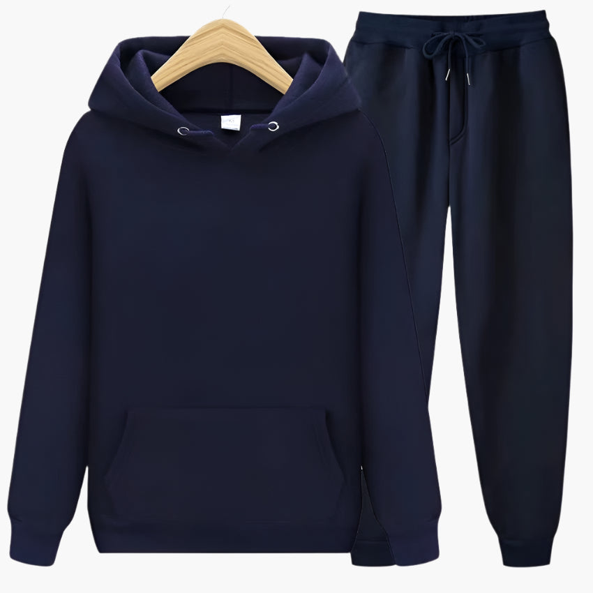 Herren Freizeit Trainingsanzug Set – Hoodie & Jogginghose, Sportlich & Lässig für Alltag und Fitness