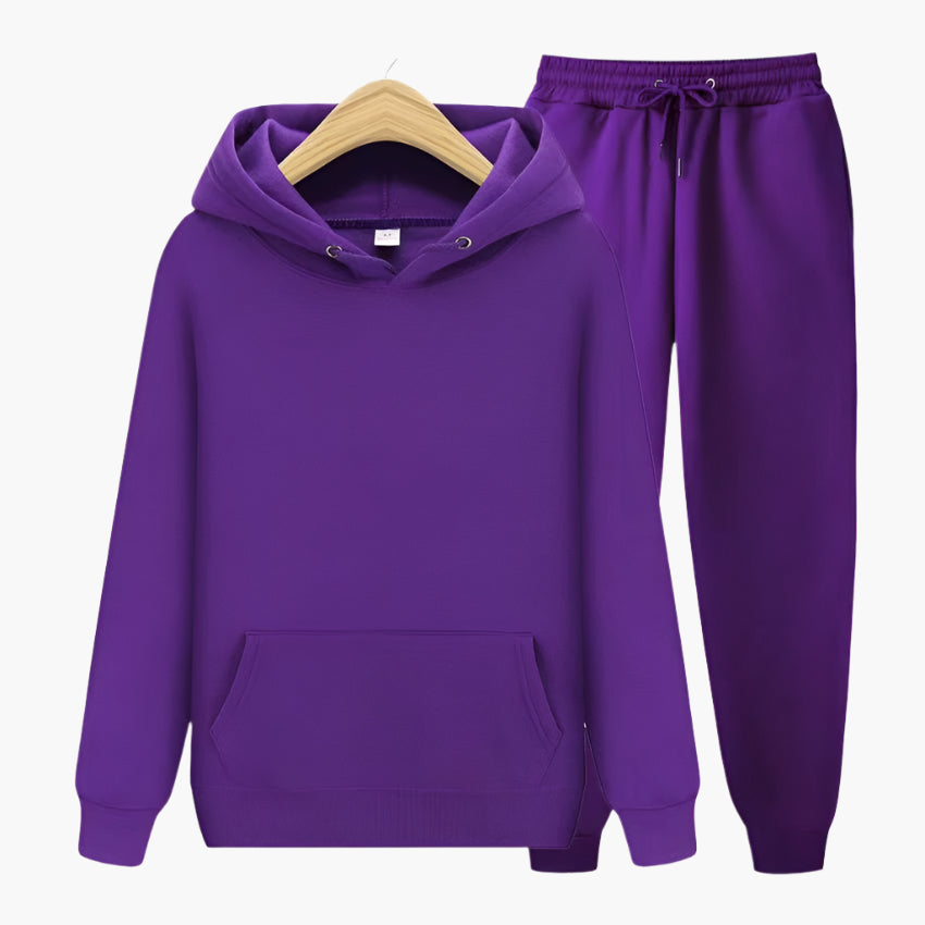 Herren Freizeit Trainingsanzug Set – Hoodie & Jogginghose, Sportlich & Lässig für Alltag und Fitness