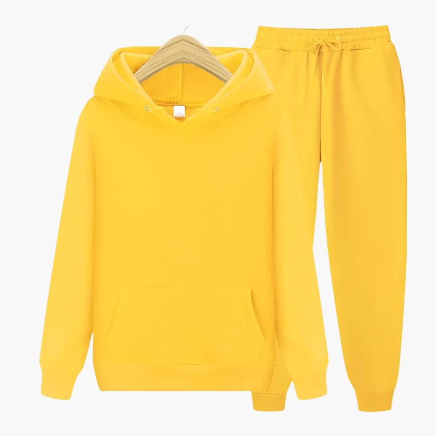 Herren Freizeit Trainingsanzug Set – Hoodie & Jogginghose, Sportlich & Lässig für Alltag und Fitness