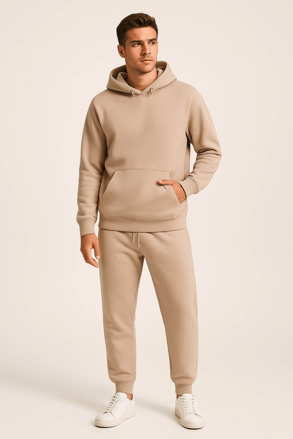 Herren Freizeit Trainingsanzug Set – Hoodie & Jogginghose, Sportlich & Lässig für Alltag und Fitness