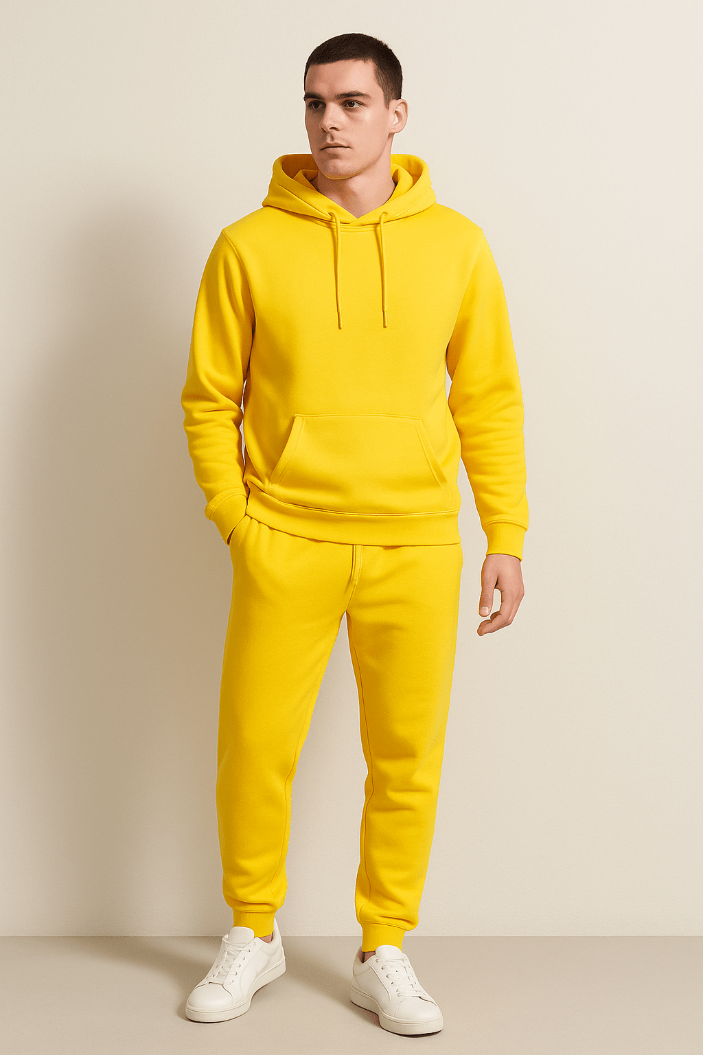 Herren Freizeit Trainingsanzug Set – Hoodie & Jogginghose, Sportlich & Lässig für Alltag und Fitness