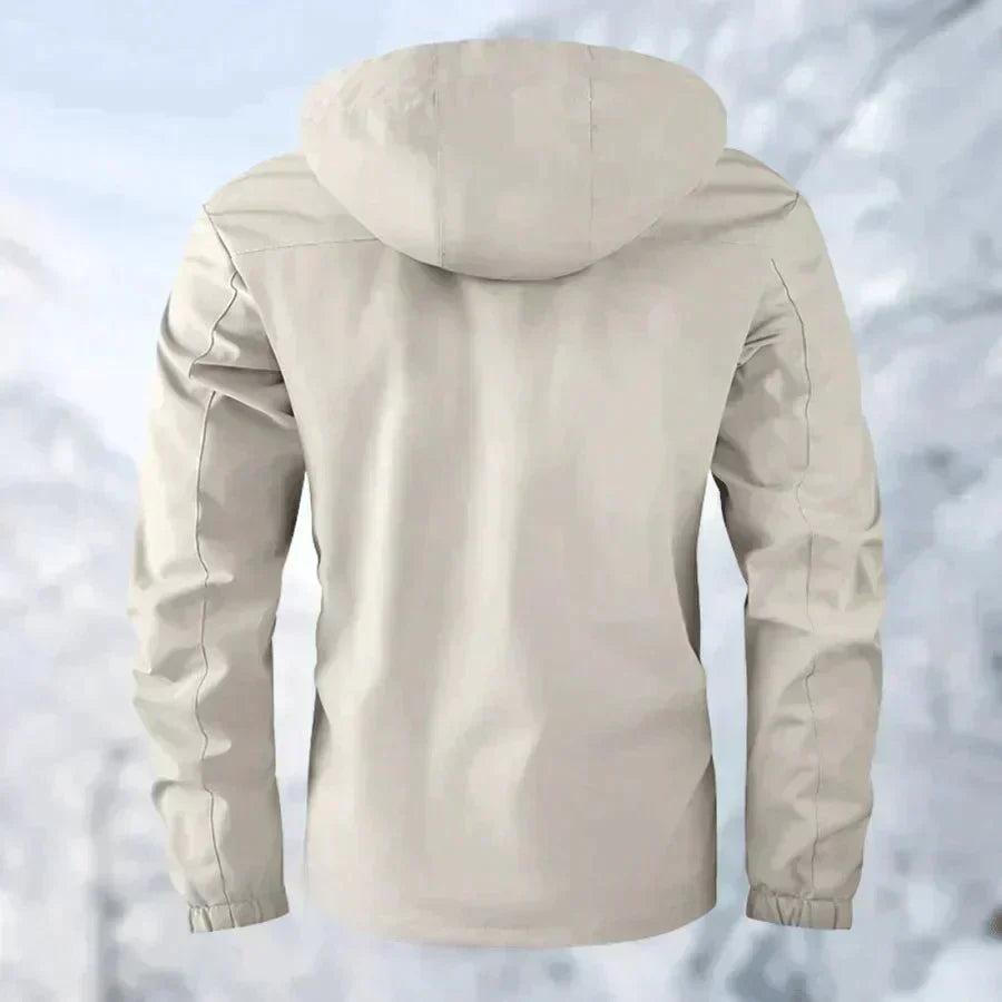 Herren Outdoor Winterjacke – Wasserdichte Funktionsjacke mit Kapuze, sportlicher Stil, ideal für Freizeit & Abenteuer
