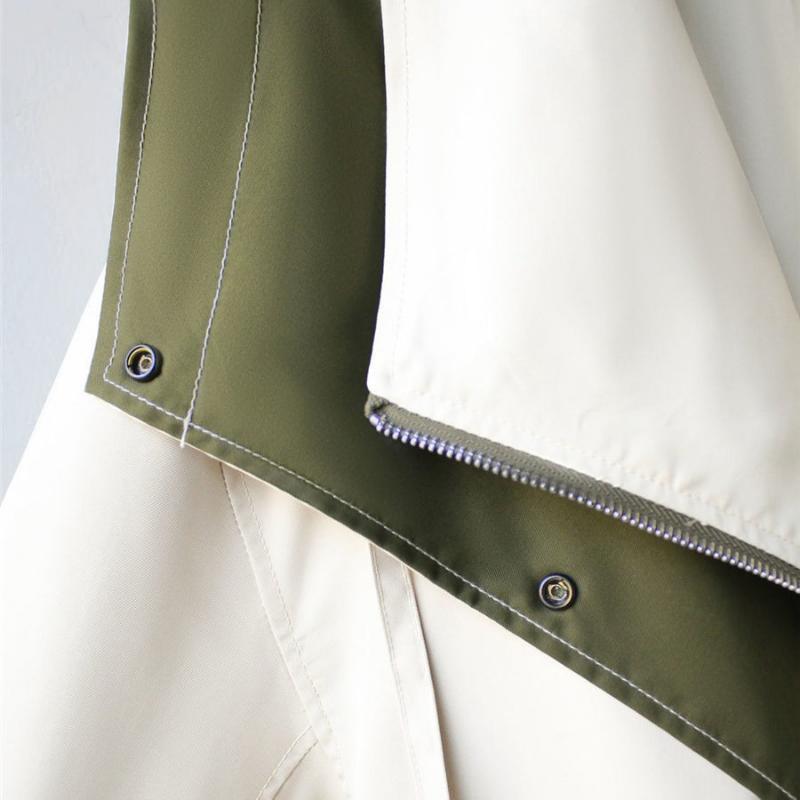 Damen Oversize Übergangsjacke im modernen Lagenlook – Stilvoller Mantel für Alltag und Freizeit
