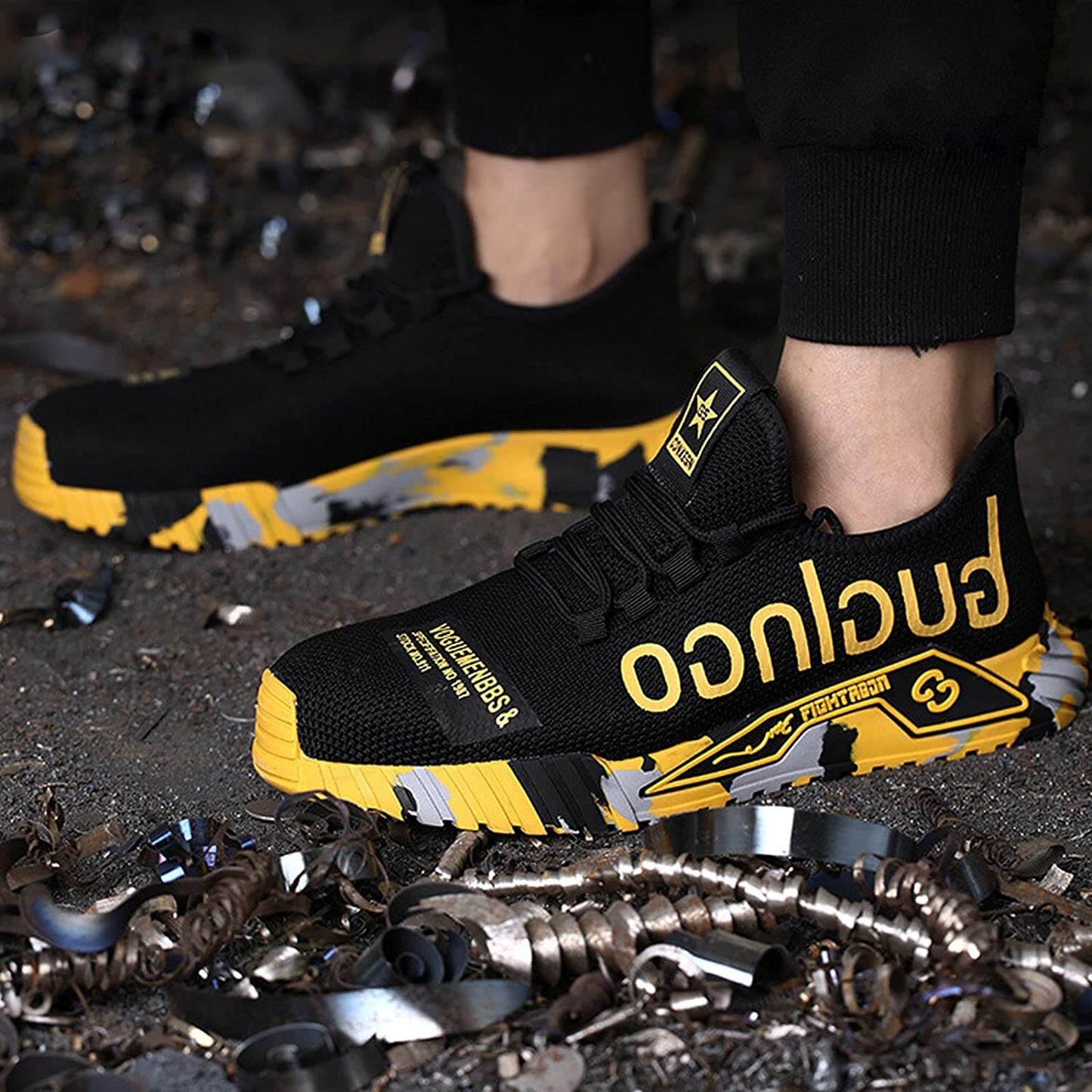 Herren Sicherheits-Arbeitsschuhe Sportlicher Sneaker für Beruf & Outdoor