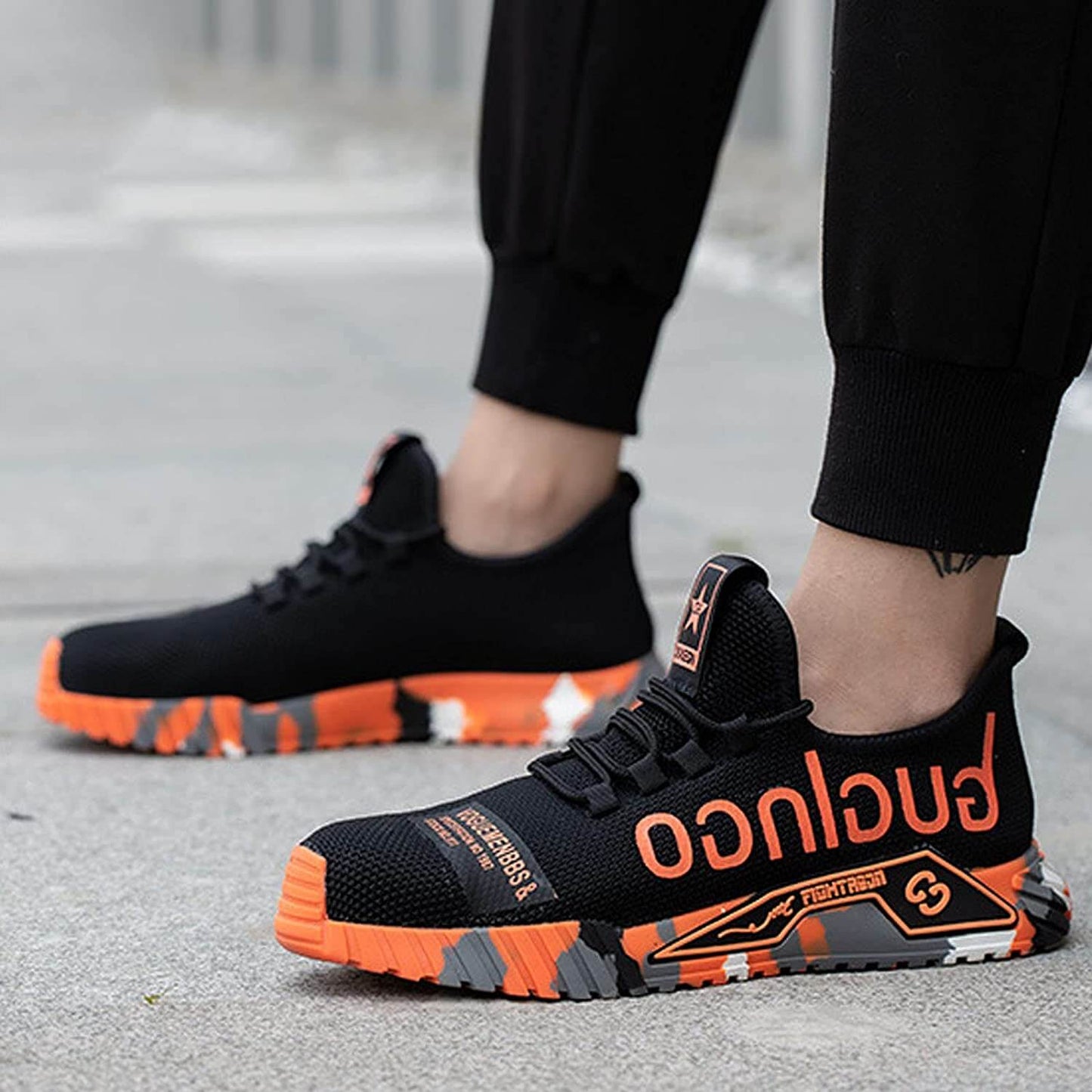 Herren Sicherheits-Arbeitsschuhe Sportlicher Sneaker für Beruf & Outdoor