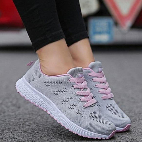 Damen Sneaker Freizeitschuhe mit Atmungsaktivem Mesh – Bequeme Sportschuhe für Alltag, Fitness & Spaziergänge