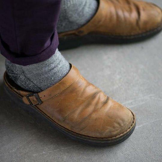 Herren Komfort-Clogs mit verstellbarem Riemen – Alltag & Freizeit