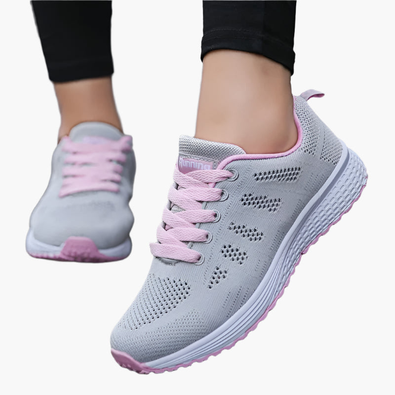 Damen Sneaker Freizeitschuhe mit Atmungsaktivem Mesh – Bequeme Sportschuhe für Alltag, Fitness & Spaziergänge