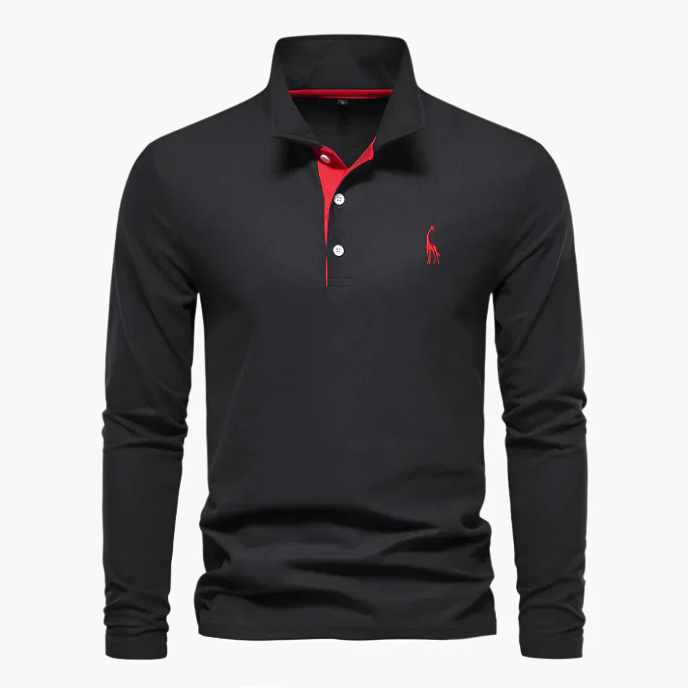 Herren Langarm Poloshirt Klassisch – Eleganter Freizeit- und Business-Look