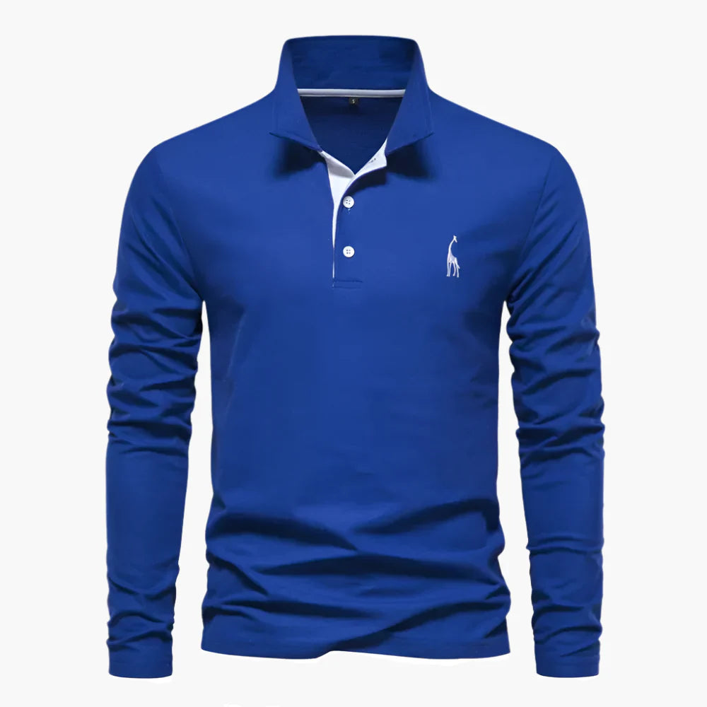 Herren Langarm Poloshirt Klassisch – Eleganter Freizeit- und Business-Look