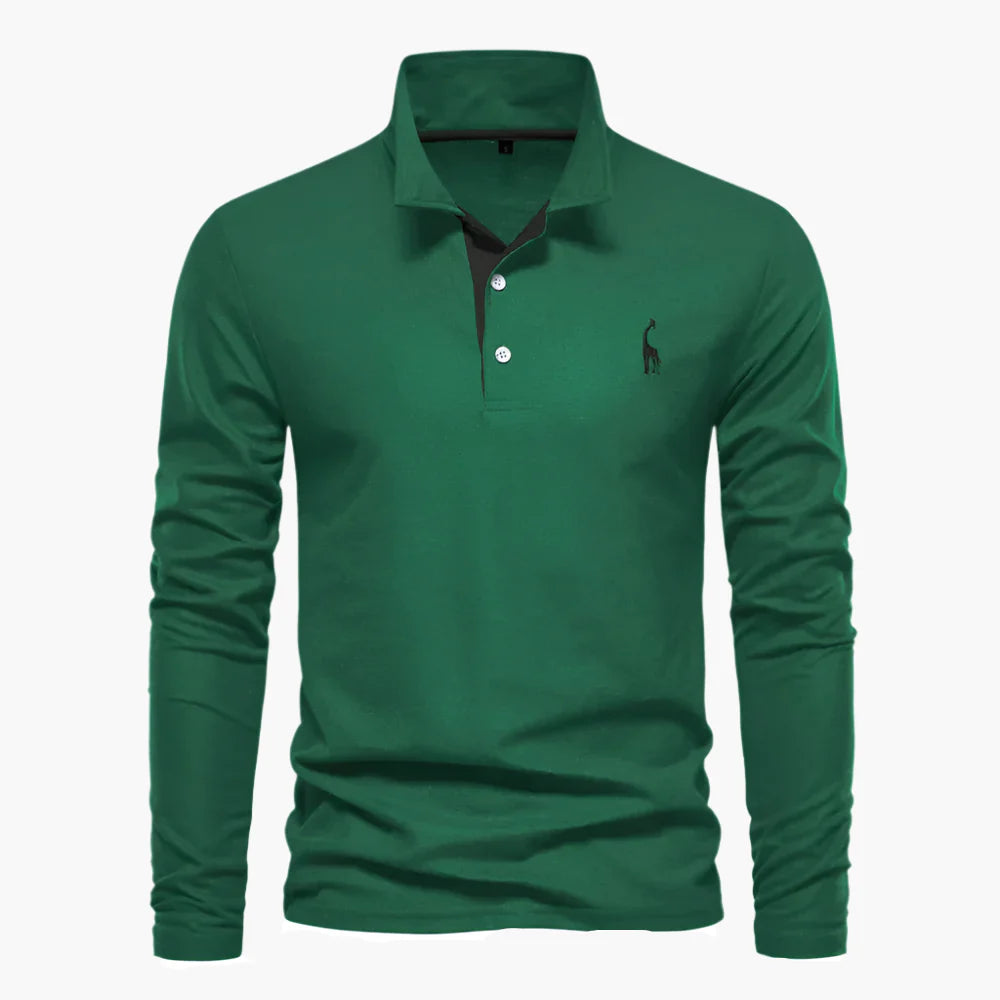 Herren Langarm Poloshirt Klassisch – Eleganter Freizeit- und Business-Look