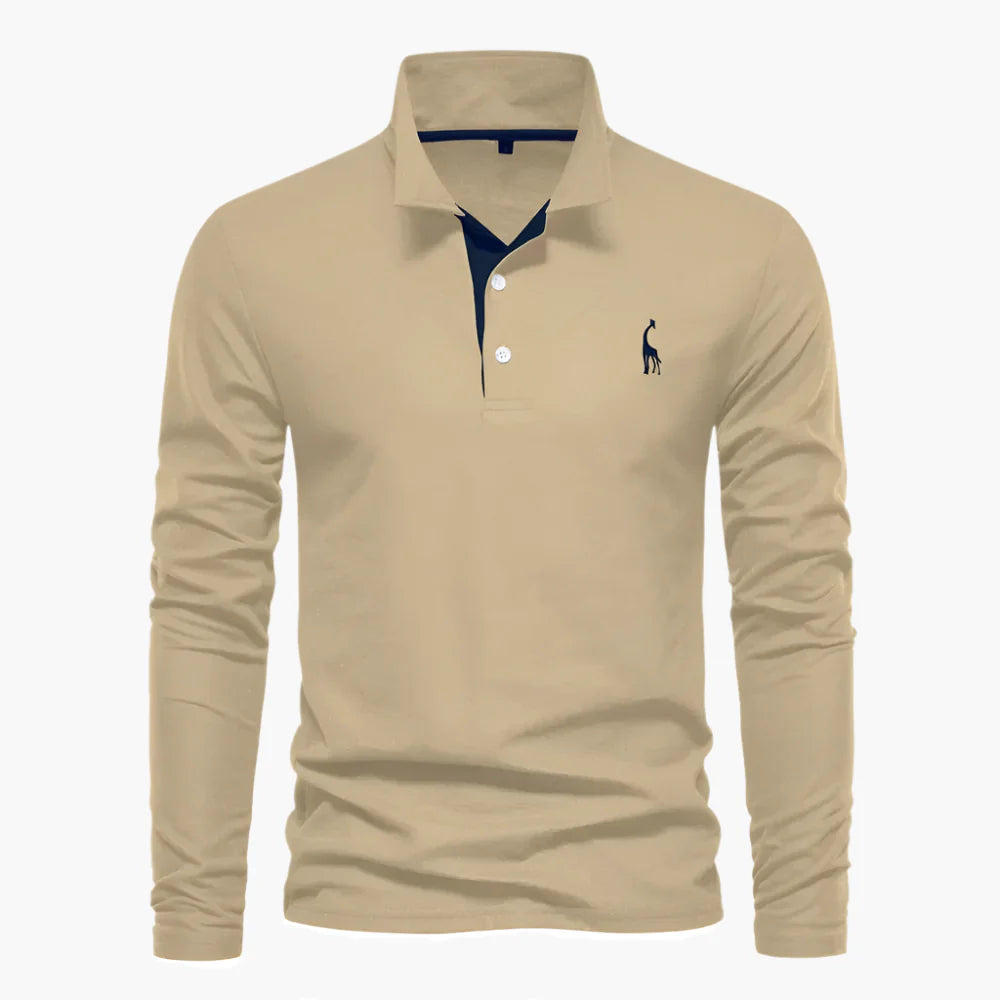 Herren Langarm Poloshirt Klassisch – Eleganter Freizeit- und Business-Look