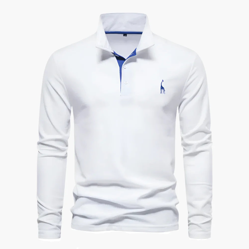 Herren Langarm Poloshirt Klassisch – Eleganter Freizeit- und Business-Look