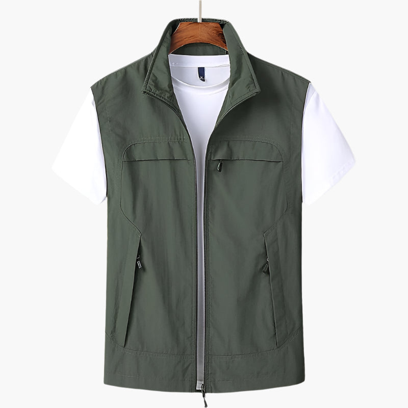 Herren Outdoor Weste – Moderne ärmellose Freizeitweste für Alltag, Reisen & Outdoor