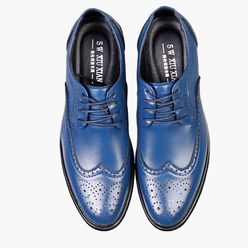 Herren Business Oxford Schuhe – Klassische Brogue Eleganz für formelle Anlässe