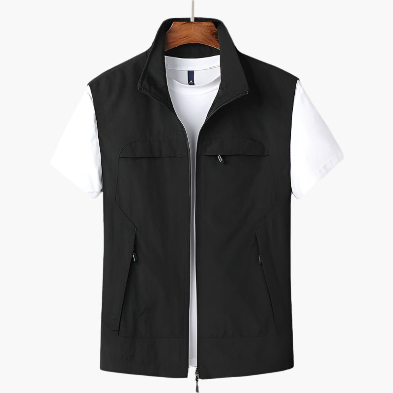Herren Outdoor Weste – Moderne ärmellose Freizeitweste für Alltag, Reisen & Outdoor