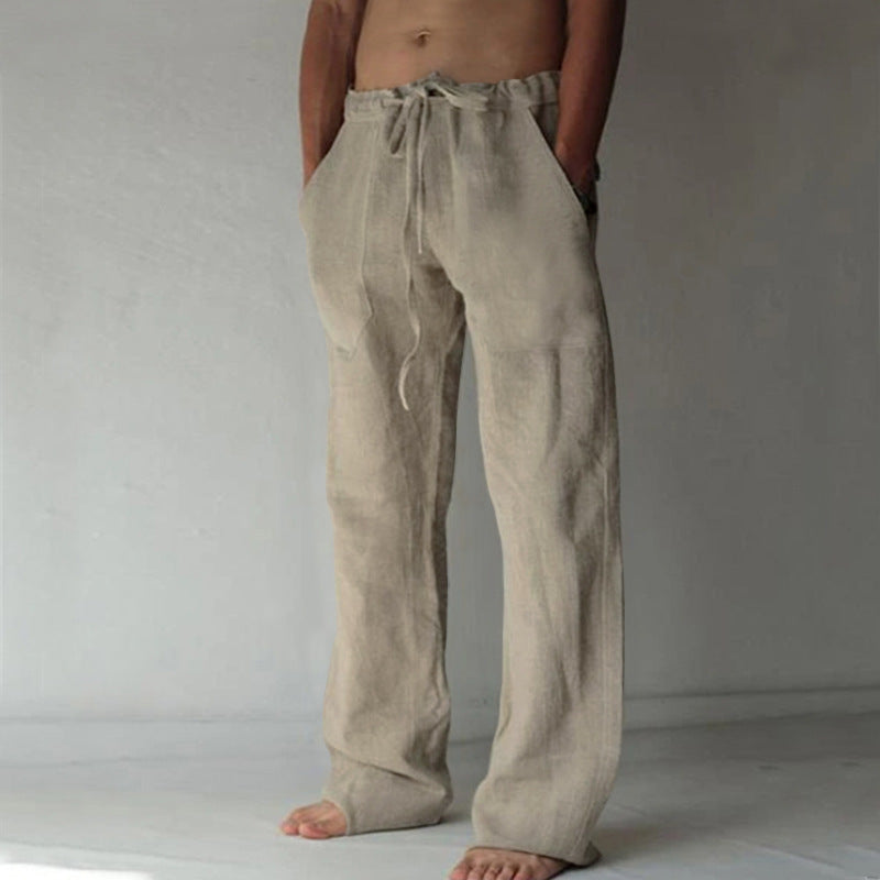 Herren Freizeithose Jogginghose Japanischer Stil Locker Gerade Bein