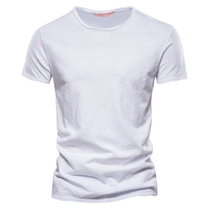 Keith – Schmal geschnittenes Herren-T-Shirt aus Baumwolle