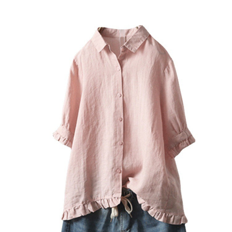 Helen – Rüschenbluse für Damen