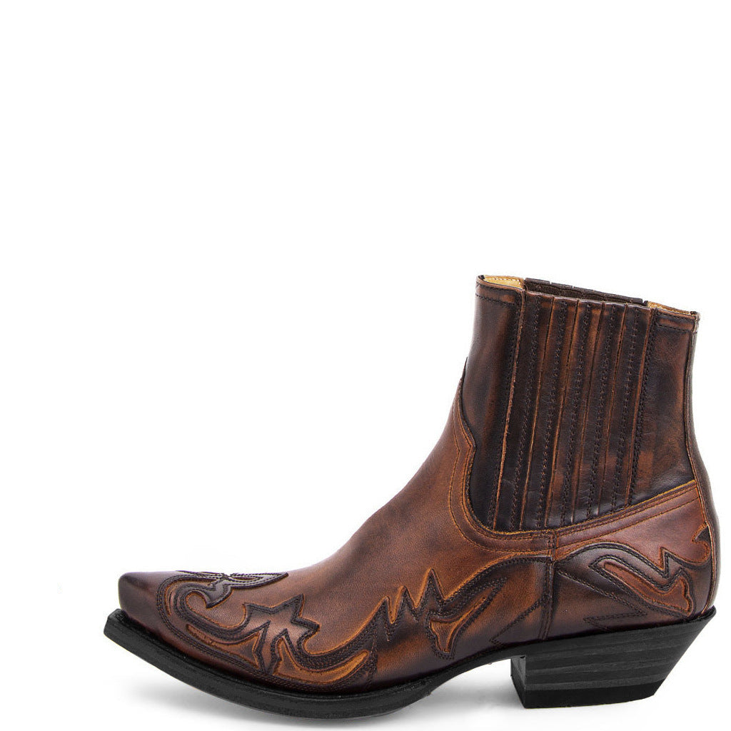 Spencer – Veganleder Cowboy Stiefel in Neutral