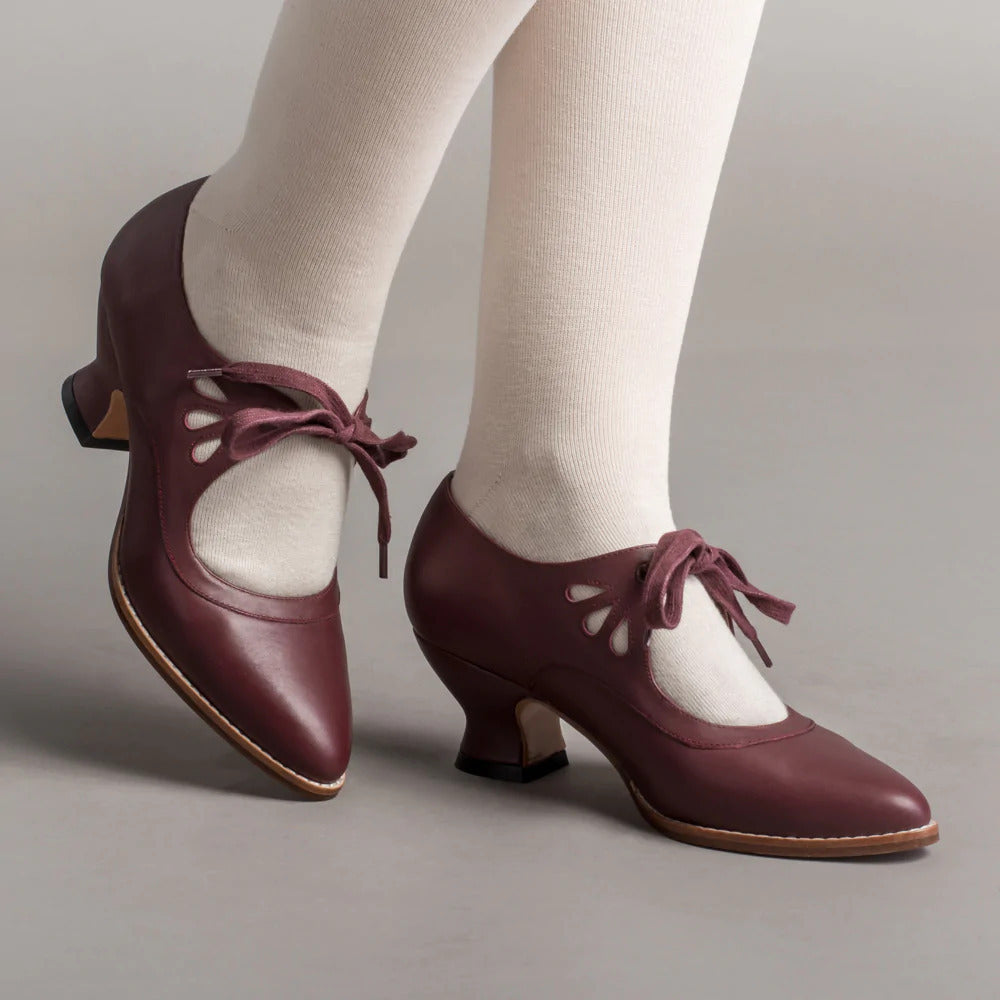 Stephanie – Elegante Schnürstiefeletten mit hohem Absatz