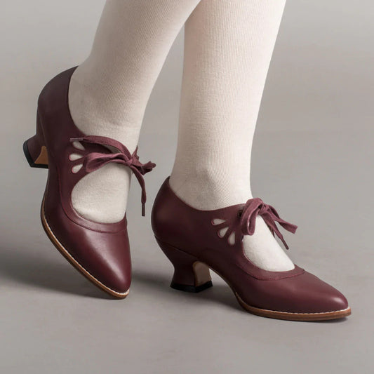 Stephanie – Elegante Schnürstiefeletten mit hohem Absatz