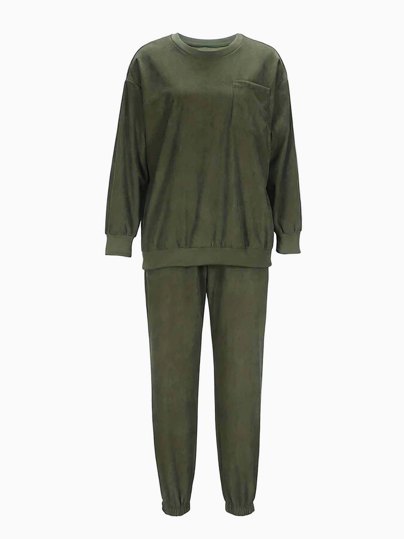 Damen Freizeit Trainingsanzug Set – Lockerer Style für Herbst und Winter