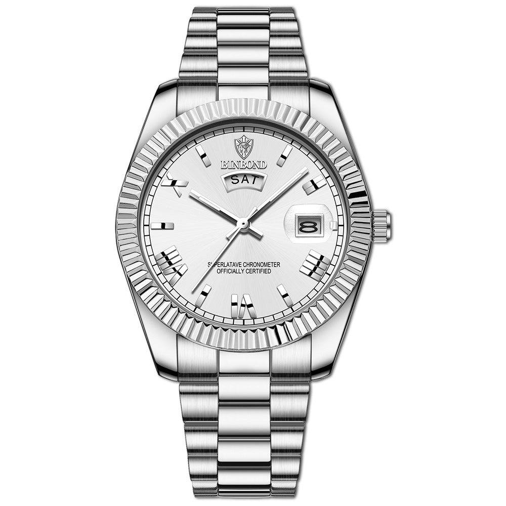 Herren Business Armbanduhr Luxus Automatik mit Datumsanzeige – Eleganter Chronometer für Alltag und Büro