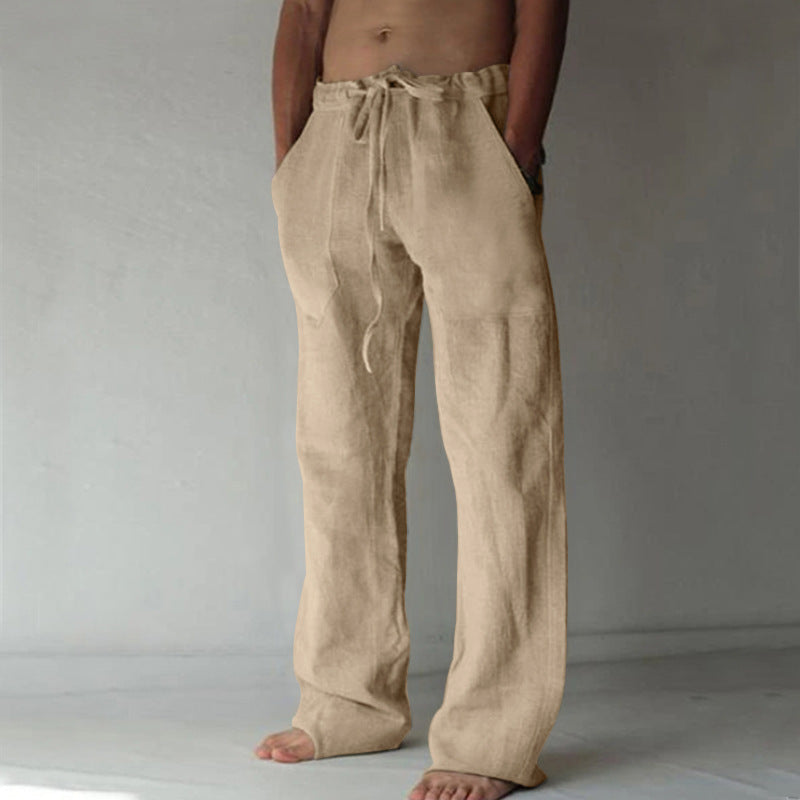 Herren Freizeithose Jogginghose Japanischer Stil Locker Gerade Bein