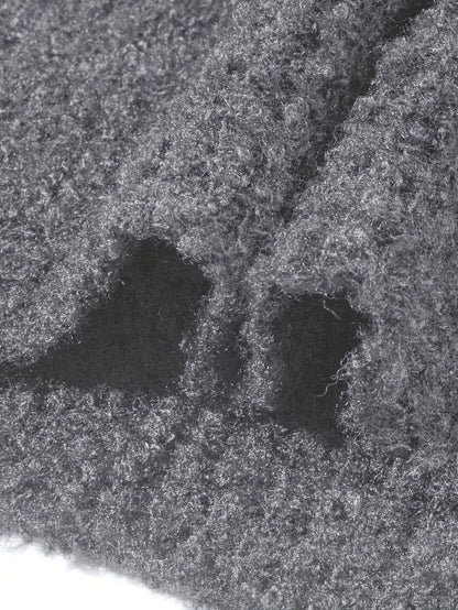 Herren Streetstyle Pullover mit Buchstaben-Detail und lockerem Schnitt – Ideal für Herbst & Winter