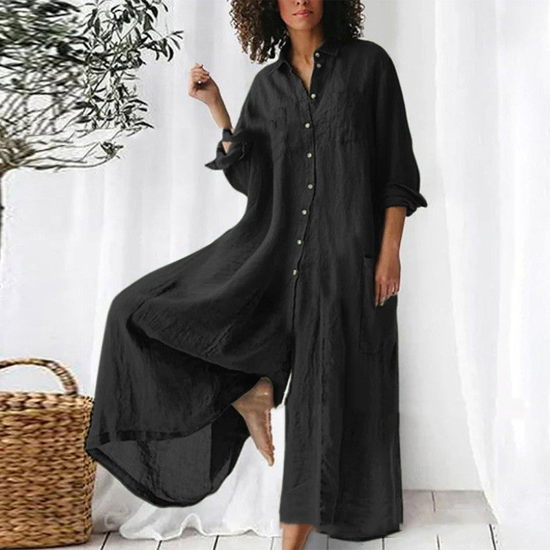 Adele – Lässiger Damen-Jumpsuit mit Stehkragen