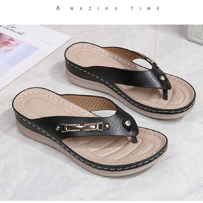 Charlotte – Bohemian Schwammkuchen Strand-Slipper