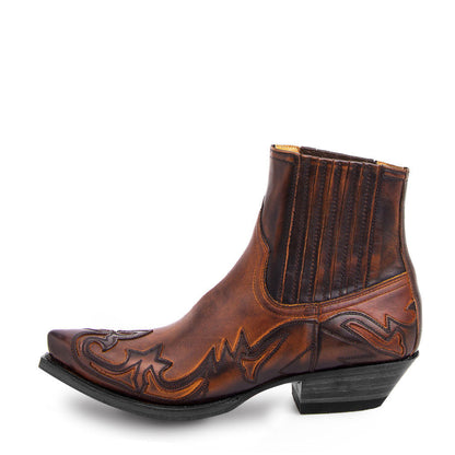 Spencer – Veganleder Cowboy Stiefel in Neutral