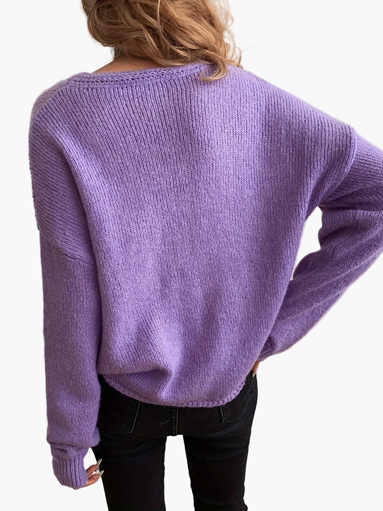 Damen Pullover im eleganten Strick-Design – Bequemer Freizeit Sweater für jeden Anlass