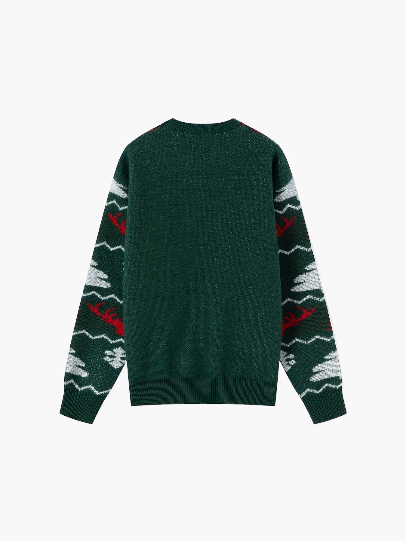 Herren Weihnachts-Pullover mit Rentier- und Tannenbaum-Muster für festliche Anlässe