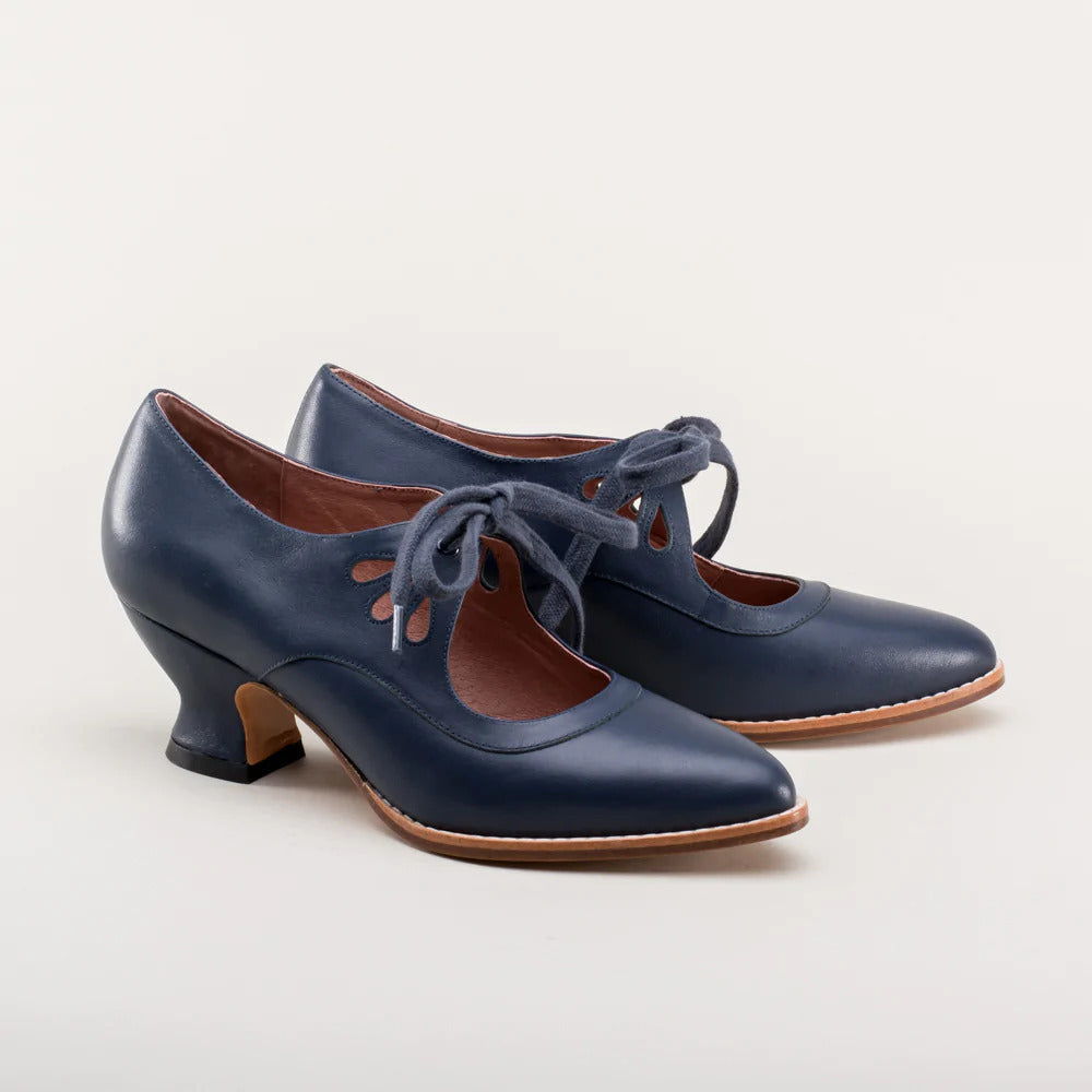 Stephanie – Elegante Schnürstiefeletten mit hohem Absatz