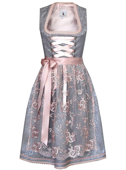 Damen Trachtenkleid Dirndl im Retro-Stil – Oktoberfest Outfit für Volksfeste und besondere Anlässe