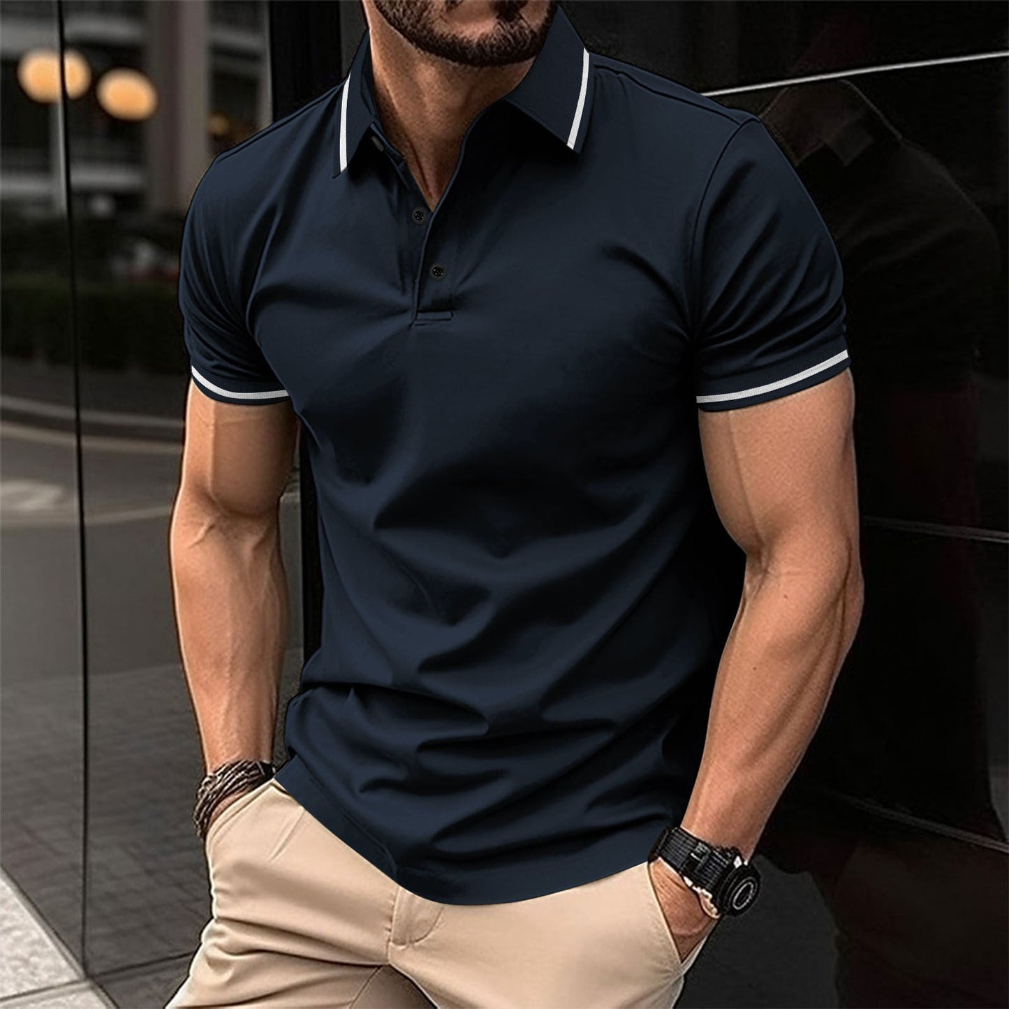 Austin – Sportliches Herren-Polohemd mit Reverskragen