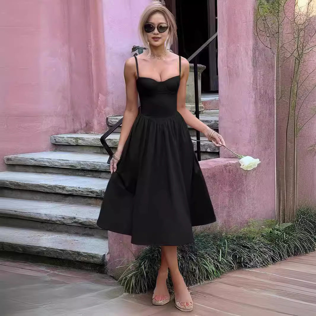 Vanessa – Französisches Retro-Langes Kleid im Hofstil