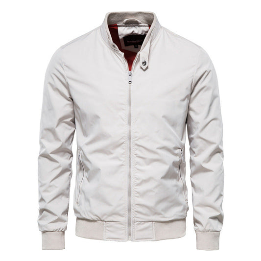 Leichte Herren Sommerjacke – Atmungsaktive Jacke für warme Tage mit Reißverschluss