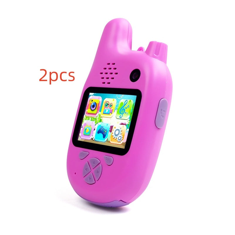 Kinder Walkie-Talkie Kamera mit 12MP, 1080p Video & Spiele – Lernspielzeug für Jungen & Mädchen