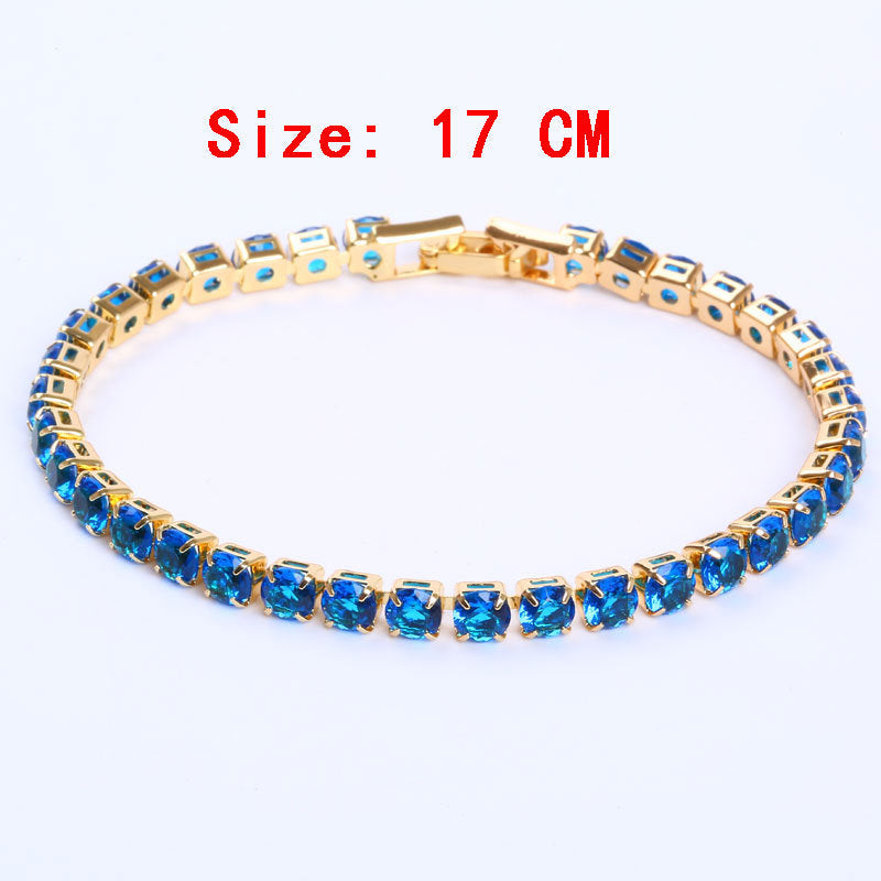 Jacqueline – Einfaches Gang-Dreh-Zirkonarmband