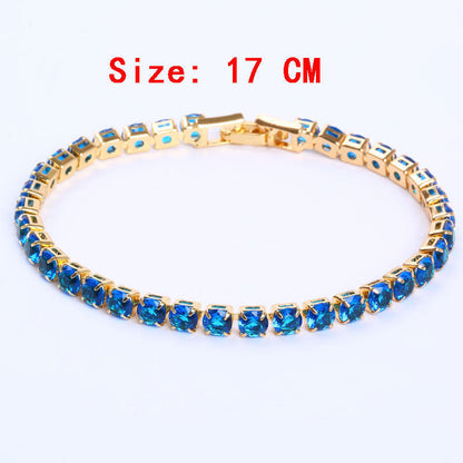 Jacqueline – Einfaches Gang-Dreh-Zirkonarmband