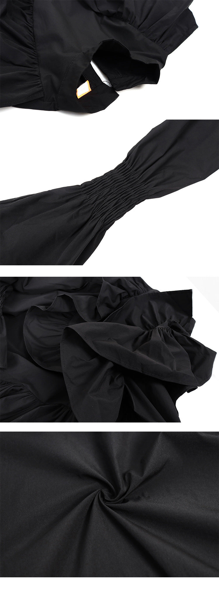 Sue – Dünnes Kleid mit unregelmäßiger Silhouette