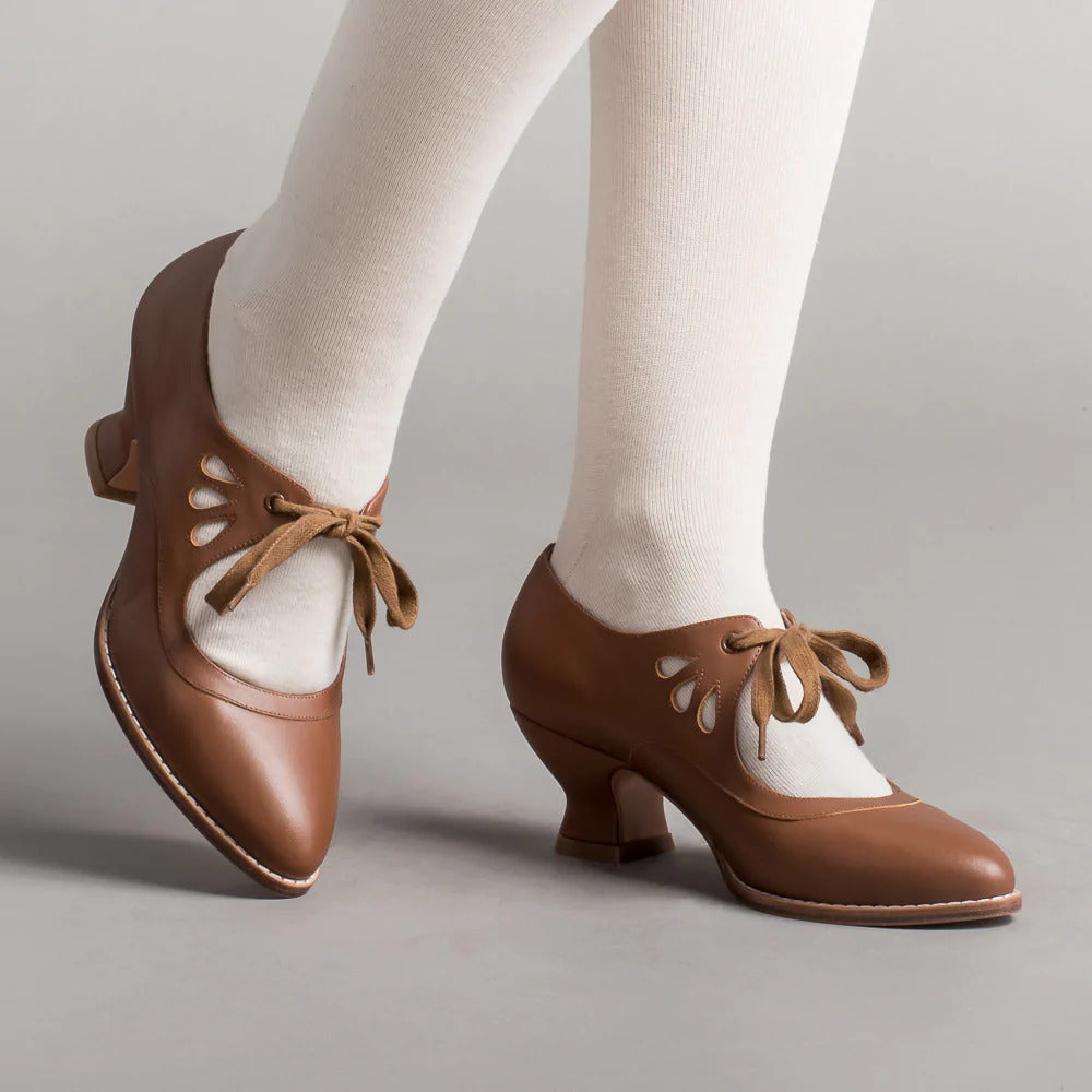 Stephanie – Elegante Schnürstiefeletten mit hohem Absatz