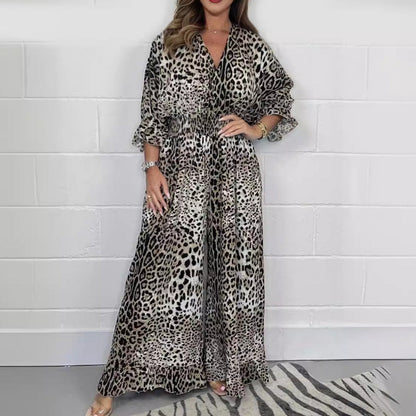Karen – Eleganter Damen-Jumpsuit mit Leopardenmuster