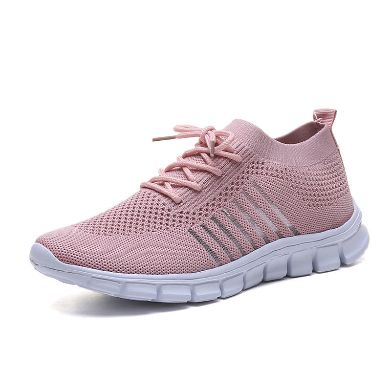 Rachael – Atmungsaktive Damenflachschuhe aus veganem Strick