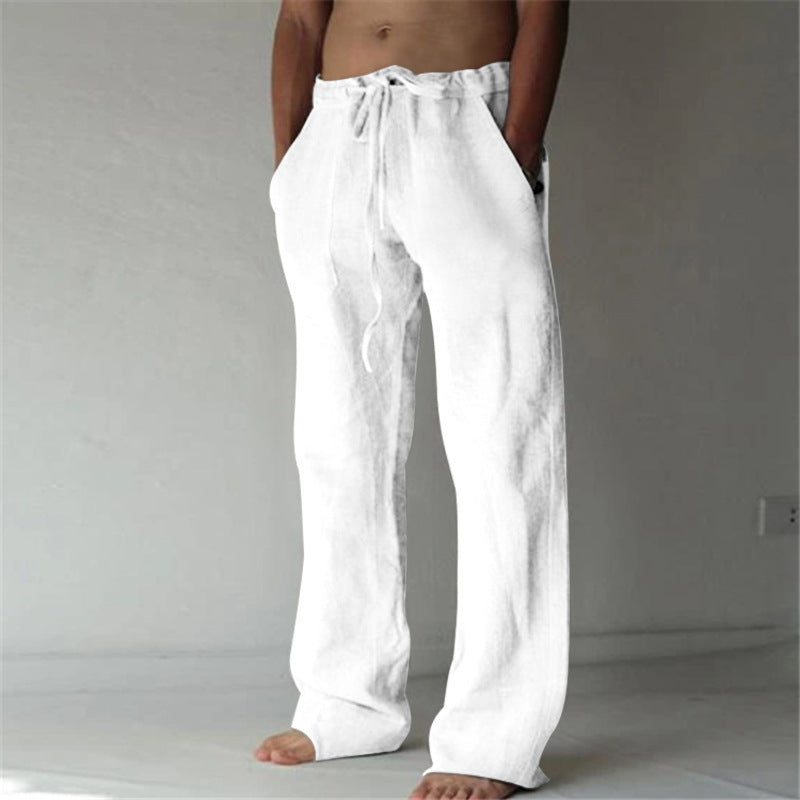 Herren Freizeithose Jogginghose Japanischer Stil Locker Gerade Bein