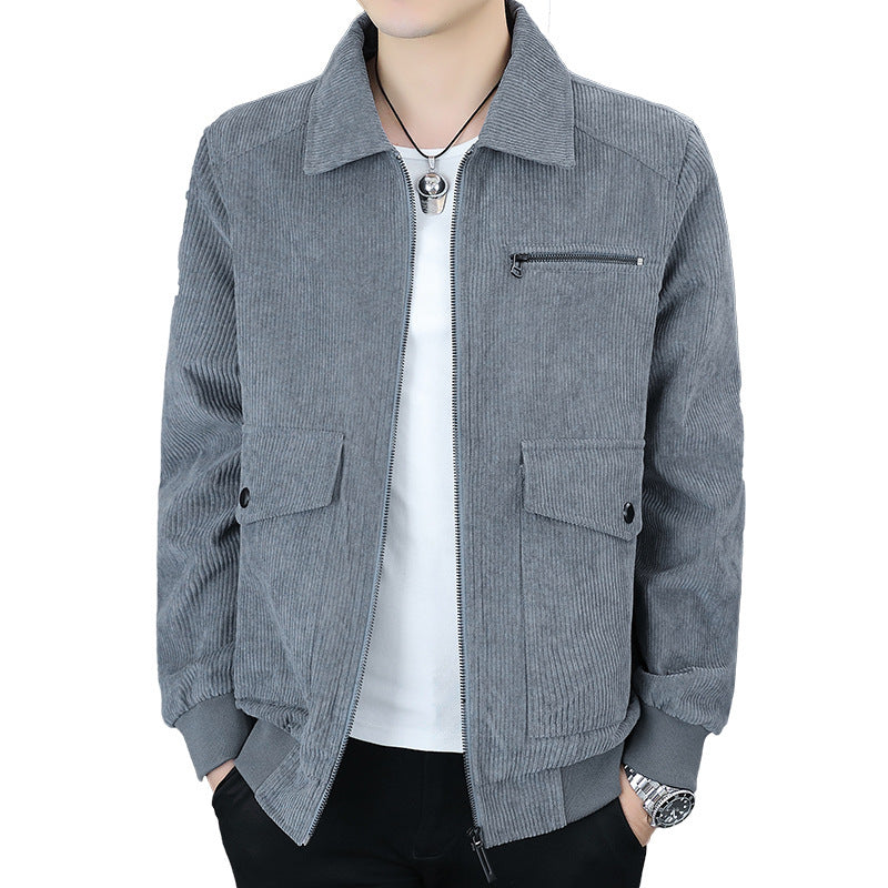 Calvin – Herren Cordjacke im japanischen Stil