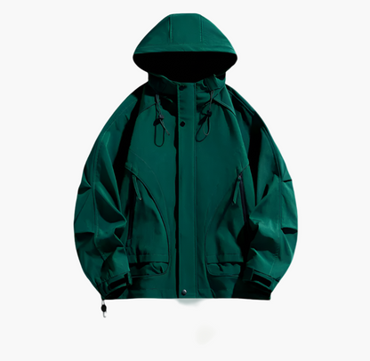 Herren Outdoor Windbreaker Jacke – Wasserdicht, Winddicht, Atmungsaktiv, Allrounder für Freizeit und Abenteuer